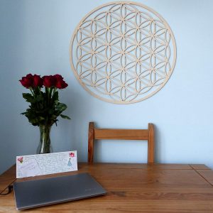 Blume des Lebens aus Holz - 55cm-6mm