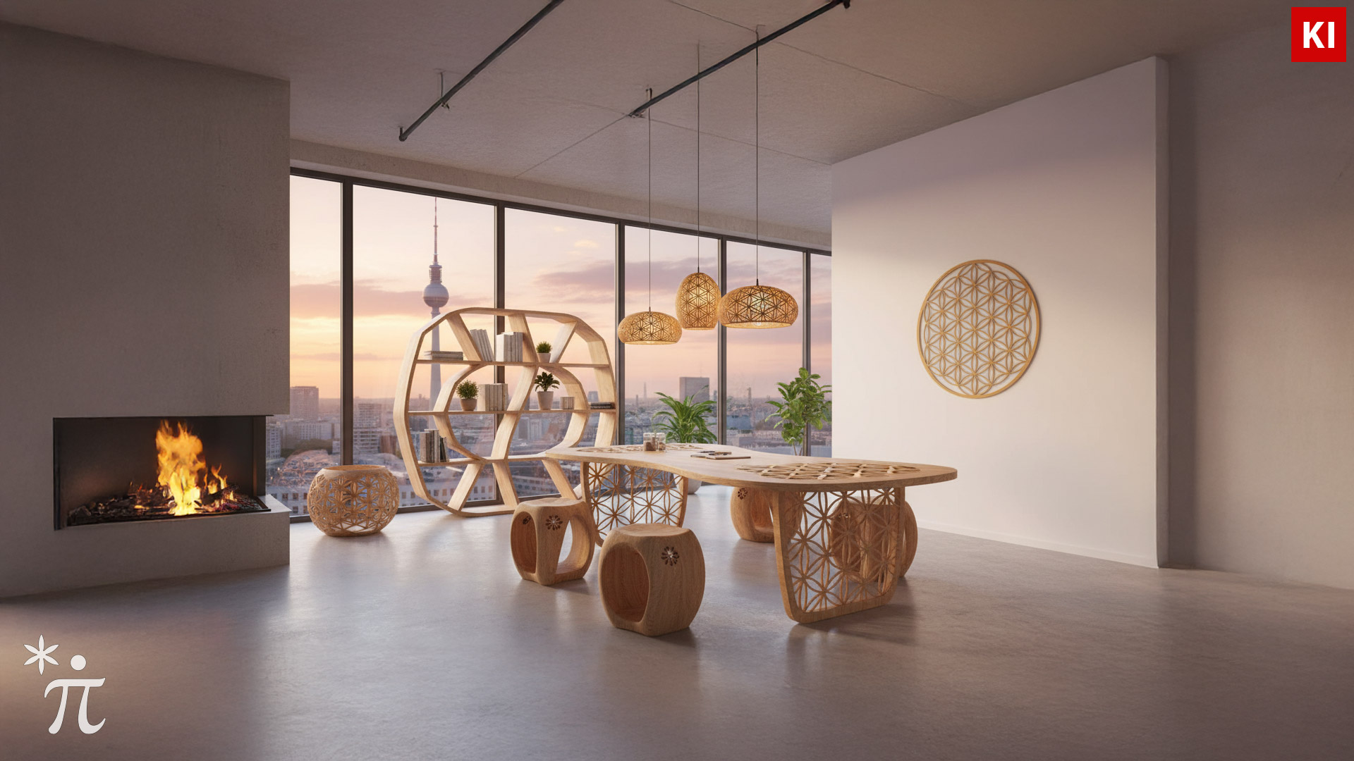 Blume-des-Lebens-Buero-Konferenztisch Blume des Lebens Buero Konferenztisch