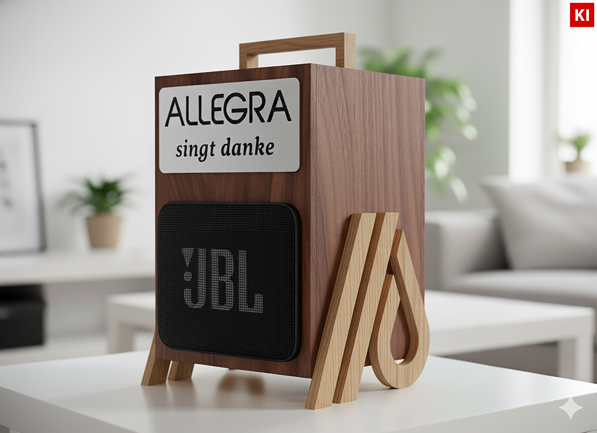 Soundbox Merchandising Nussbaum Eiche